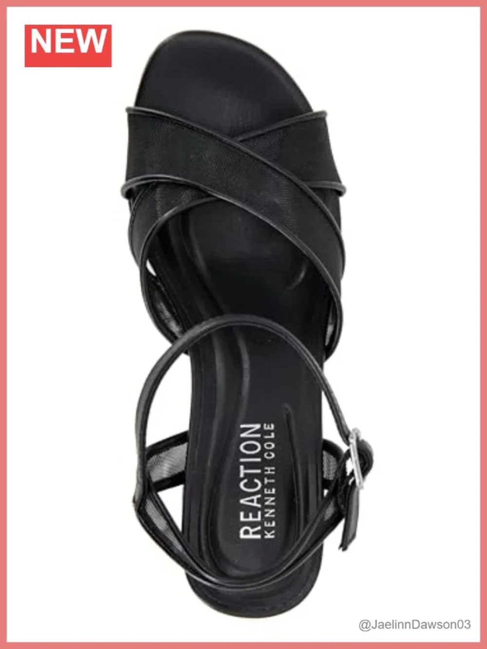 Kenneth Cole Reaction Women's Reeva Mesh Heeled Sandals Block Heel